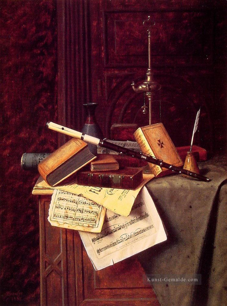Stillleben 1885 Irisch Maler William Harnett Ölgemälde